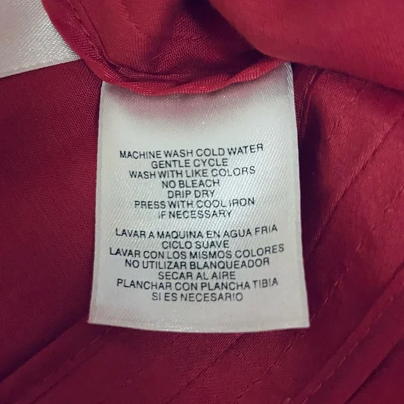 Jones New York Signature Sz M Orange Women’s Utility Jacket with Stretch - Picture 9 of 11